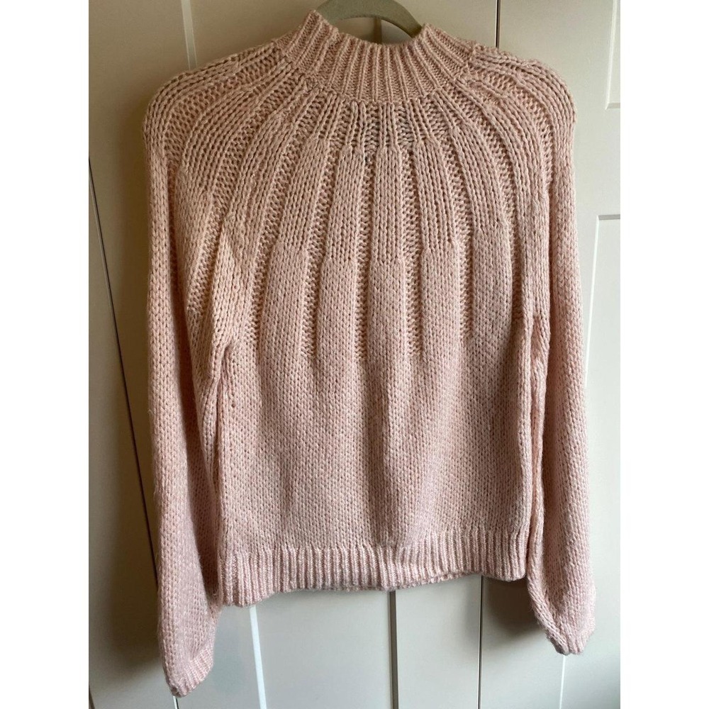 Sweater Abercrombie & Fitch Small Soft Comfy Pale Pink Preppy sku4b